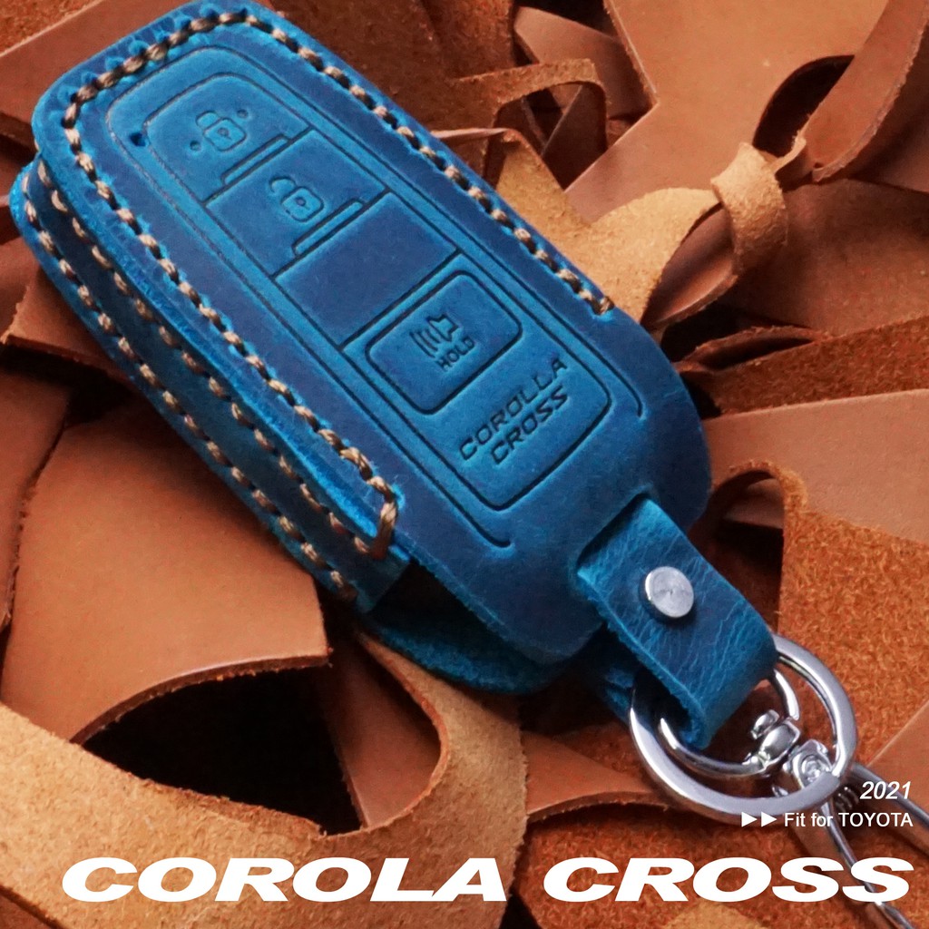 【台灣現貨】TOYOTA COROLLA CROSS 豐田汽車 晶片 鑰匙 皮套 鑰匙包 鑰匙皮套 保護套