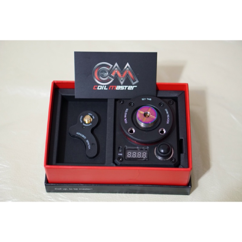 ［二手］COIL MASTER 521TAB歐姆機+SONY VTC4 18650電池