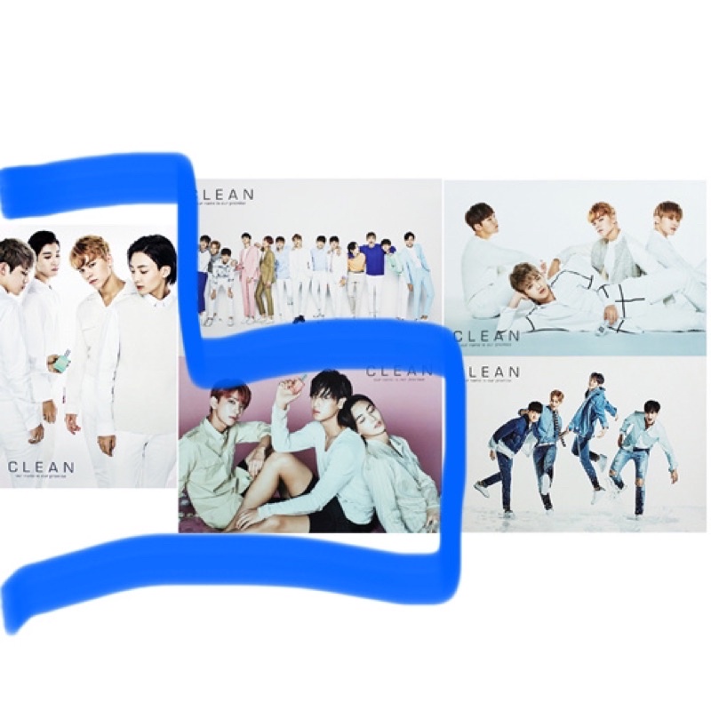 Seventeen clean 香水代言海報 淨漢 珉奎 Vernon Joshua 圓佑