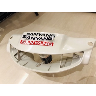 Dio 迪奧 super 恰恰 SANYANG 車貼 車頭 貼紙 透明底 白底 紅底
