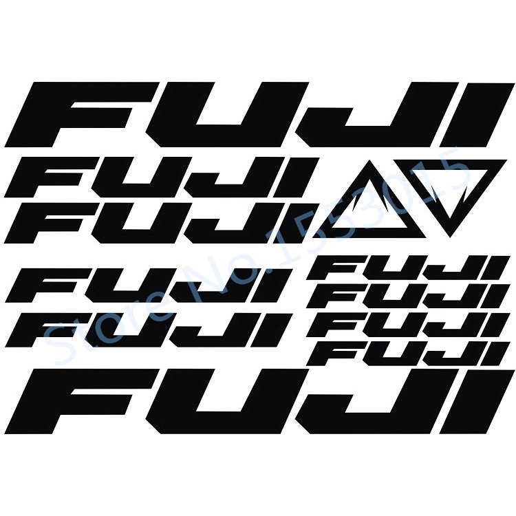 高品質品牌 FUJI 車架貼花山地公路自行車反光貼紙雕刻山地自行車自行車車輪貼紙