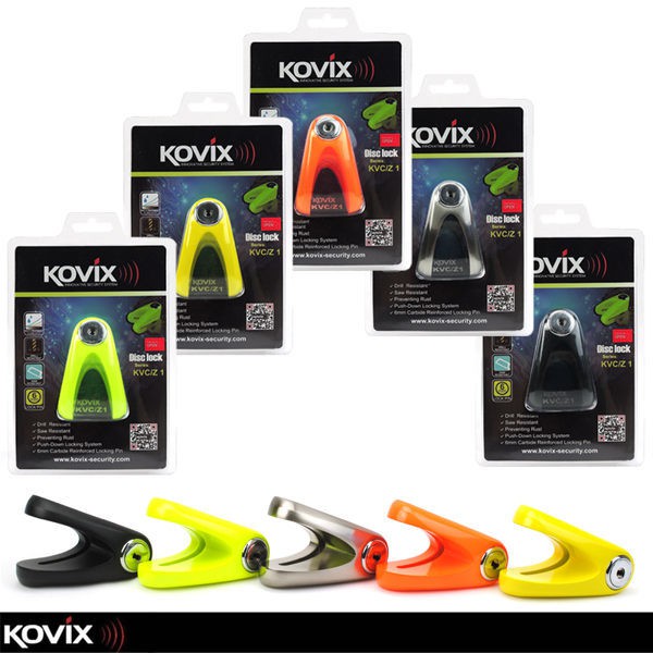 寶哥科技  Kovix KVZ1機車碟煞鎖   免運  原廠收納袋+提醒繩  一年保固  原廠公司貨  5色可選