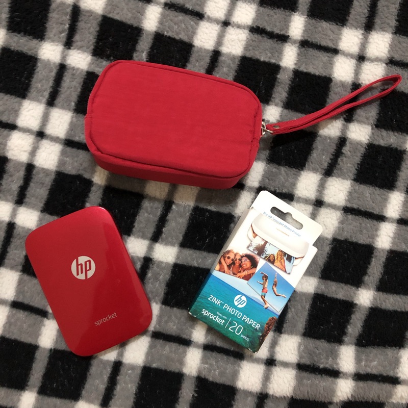 便宜賣 HP sprocket 口袋相機 9.9成新 紅色