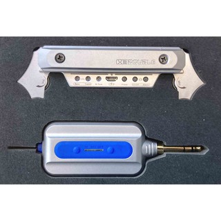 [藝響樂器] Double X2 吉他拾音器 內建無線系統可無線、有線兩用／雙線圈+麥克風 ／充電式／Pickup／灰色