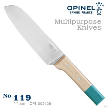 【A8捷運】法國OPINEL The Multipurpose Knives 多用途刀系列 / 不銹鋼薄刀(末端粉綠)