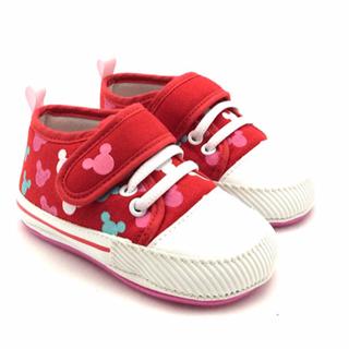 正版Disney迪士尼米奇繽紛寶寶學步鞋(台灣製造)(453253)紅