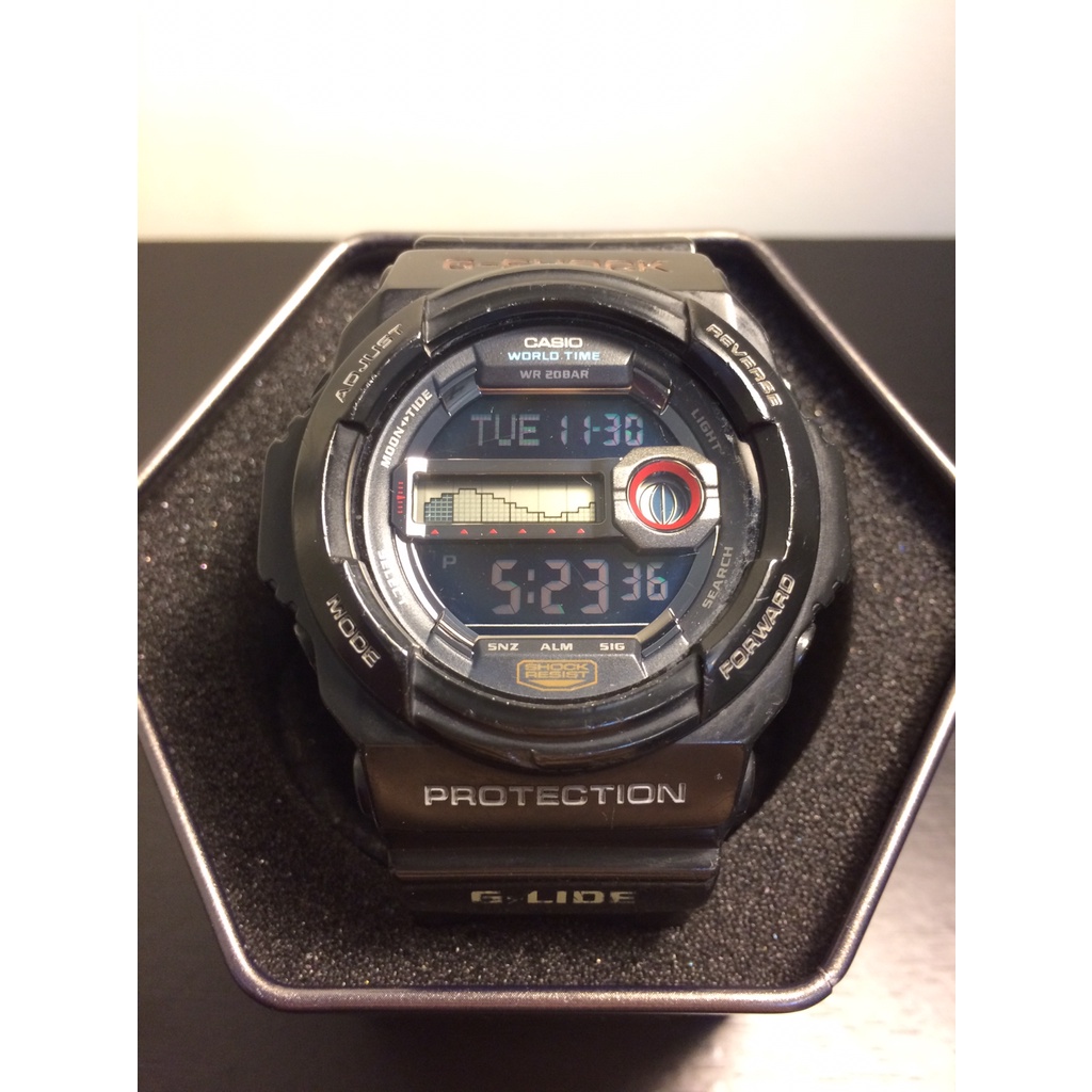 CASIO 卡西歐 G-SHOCK GLX-150-1 潮汐衝浪錶