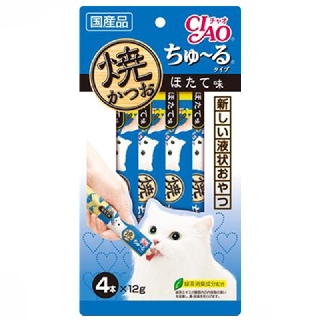 日本 CIAO 啾嚕肉泥 14g/4入系列 美味貓啾嚕肉泥 貓咪零食的創新吃法
