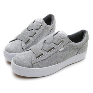 Keds TRIPLE CROSS 女款灰色彈性鞋帶厚底休閒鞋-NO.9184W132585