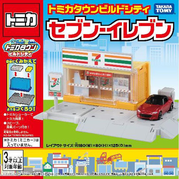 TAKARA TOMY TOMICA 新城鎮 7-11 統一超商 便利商店 場景組