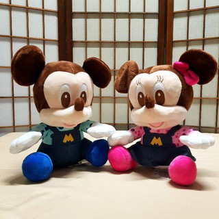 P老闆玩具/絨毛娃娃~米奇 米妮 坐姿 9吋 布娃娃 玩偶 絨毛娃娃 絨毛玩偶 抱枕
