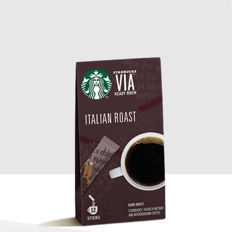 星巴克VIA®義大利烘焙即溶咖啡Starbucks VIA®Ready Brew-Italian Roast