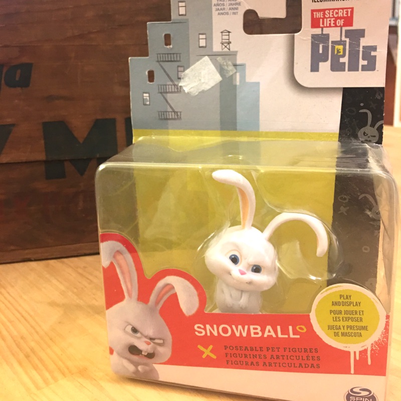 旅行的意義雜貨舖 寵物當家 the secret  life of pets snowball 雪球 兔 吊卡