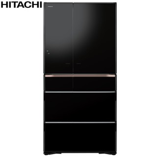 HITACHI 日立 741公升日本原裝APP LINK智慧遠端遙控六門冰箱 RZXC740KJ琉璃黑(XK) 大型配送
