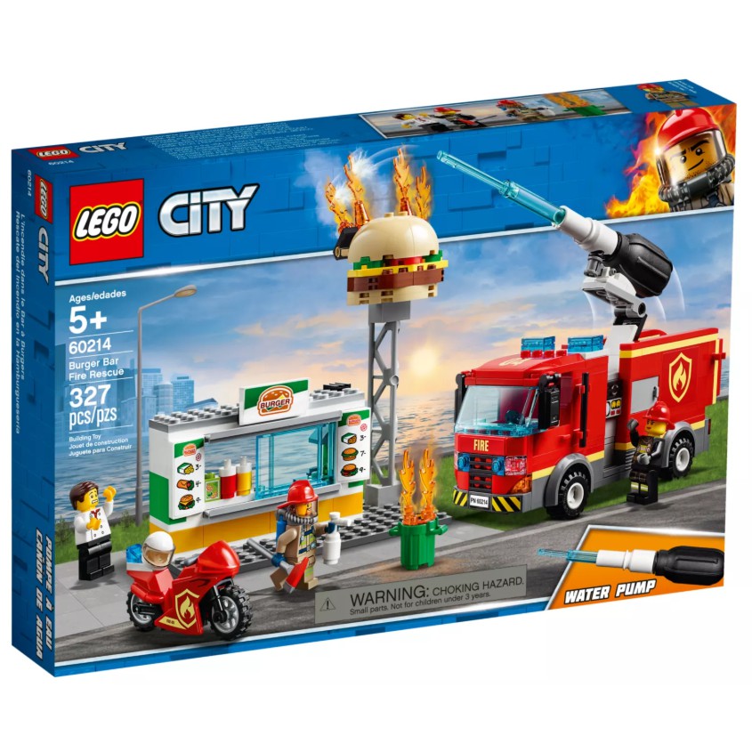 【ToyDreams】LEGO樂高 城市CITY 60214 漢堡餐廳火災救援