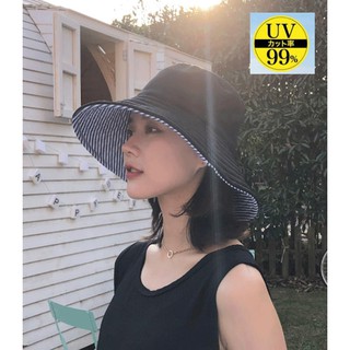 日本防曬抗UV大帽沿雙色漁夫遮陽帽(贈防風繩)