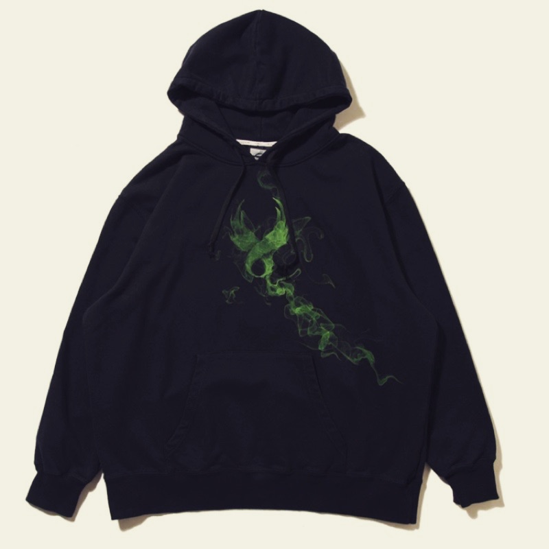 Remix’19 A/W SPIRIT HOODY 綠 煙燻 帽T