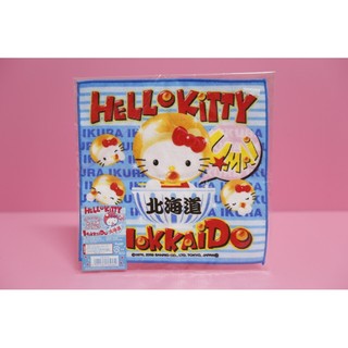 🌸Dona代購🌸現貨 日本正版 北海道限定 Hello kitty凱蒂貓鮭魚丼飯 小方巾/小毛巾(日本製) C21