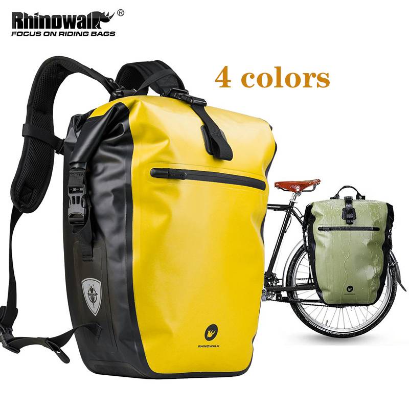 Rhinowalk 2021 27L 防水自行車包 腳踏車掛包 自行車車架包 多功能後置行李架 戶外騎行包