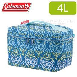 【美國 Coleman】紅葉圖騰保冷袋4L 保冰袋 保溫袋 行動冰箱 便當午餐袋 軟式冰桶_CM-22228