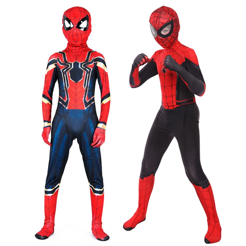 現貨 蜘蛛人衣服 兒童節禮物 復仇者聯盟 超級英雄服飾 cosplay鋼鐵蜘蛛人 邁爾斯  尾牙變裝派對 交換生日禮物