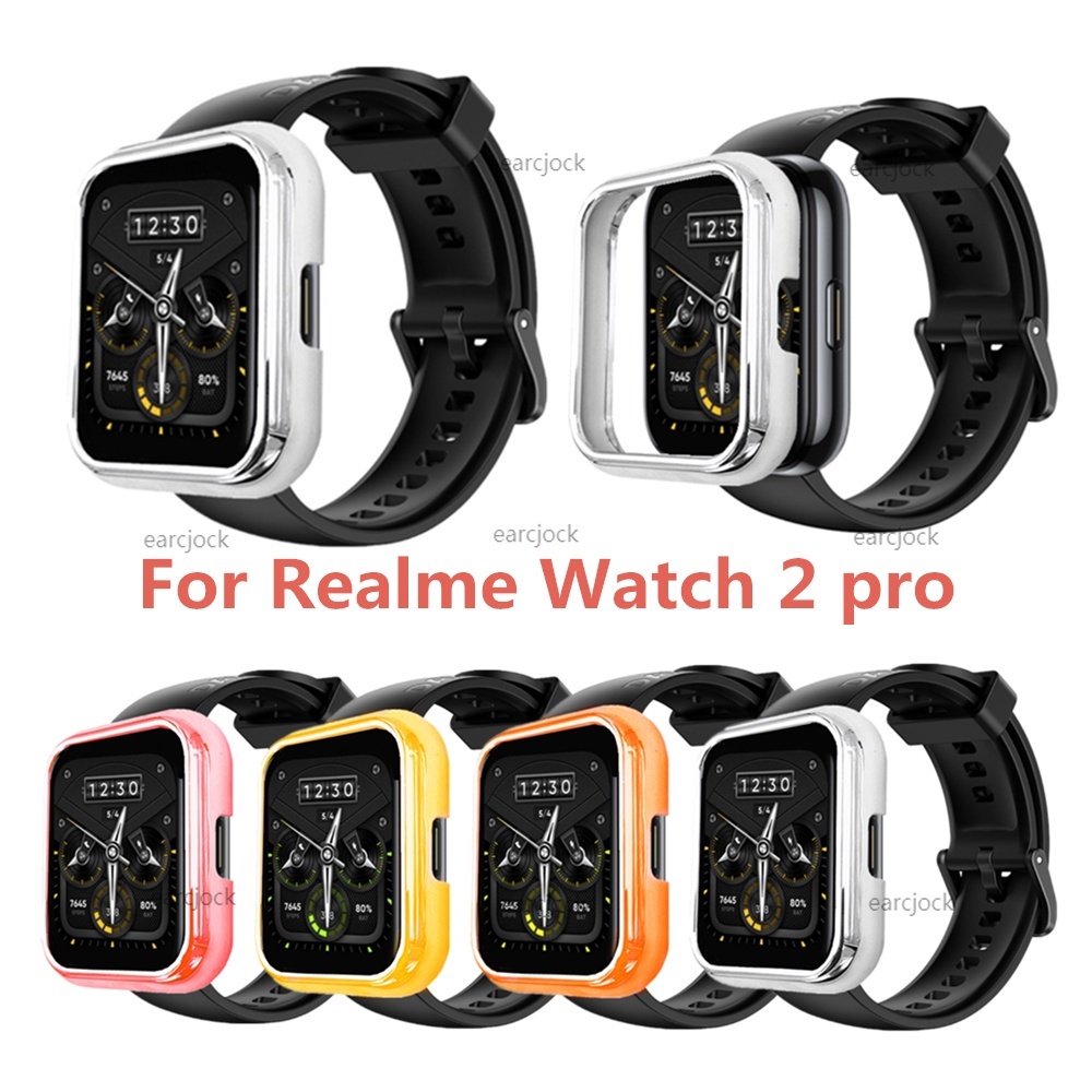 Realme Watch 2 Pro 電鍍金屬感PC保護殼 半包保護套 真我智能手錶 手錶殼 保護殼 外殼 替換殼