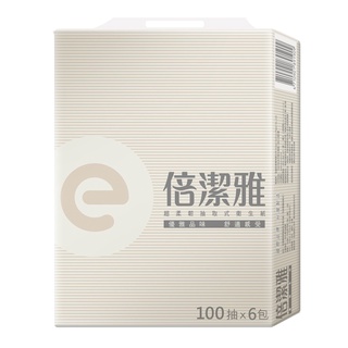 618發發券((5倍蝦幣)[有發票]倍潔雅100抽48包超柔韌抽取式衛生紙