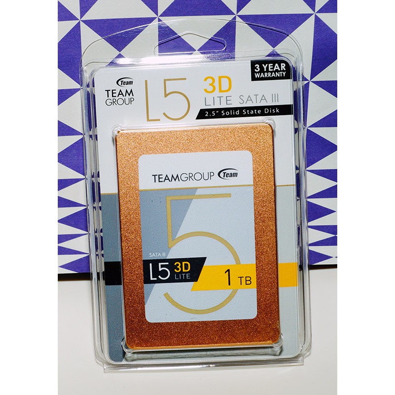 [內建1GB DRAM快取  金屬外殼] Team 十銓 L5 3D Lite 1TB 2.5吋 SSD固態硬碟 1T