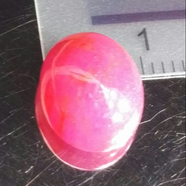 天然無處理紅寶石Ruby蛋面裸石7.46克拉