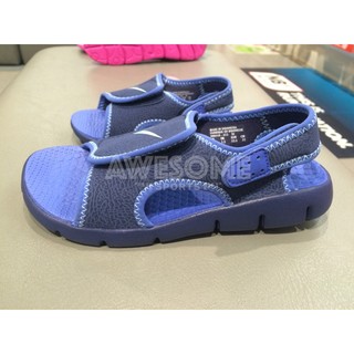 [歐鉉]NIKE SUNRAY ADJUST 4 藍色 涼鞋 小童 386519-413 中童 386518-413