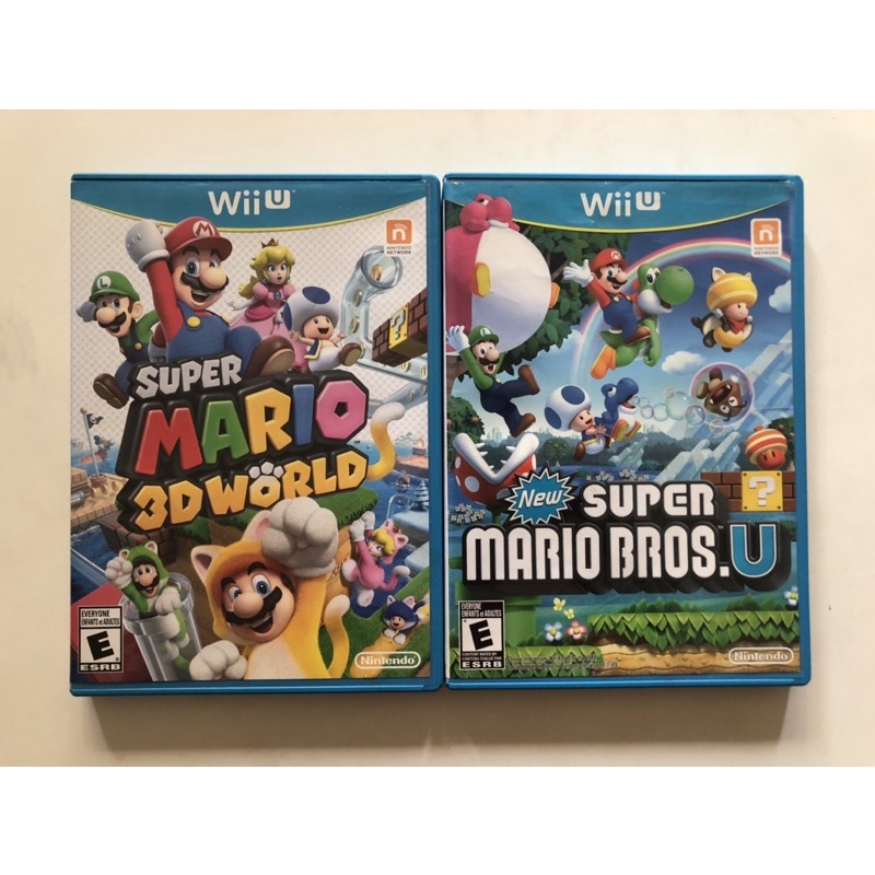 Wii U 遊戲片～3D 瑪利歐 Super Mario 瑪利歐 U