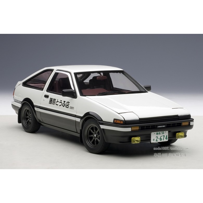 實體店全新品 AUTOart 1/18 頭文字D 覺醒 TOYOTA SPRINTER TRUENO (AE86)