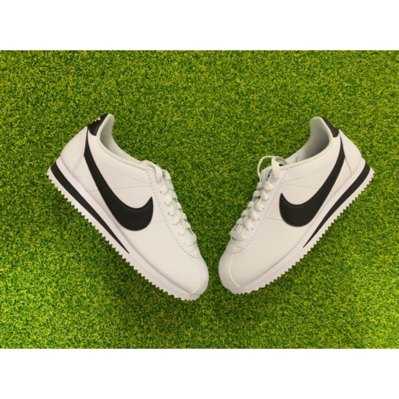  NIKE CLASSIC CORTEZ LEATHER 阿甘鞋 白黑 男女 807471-101