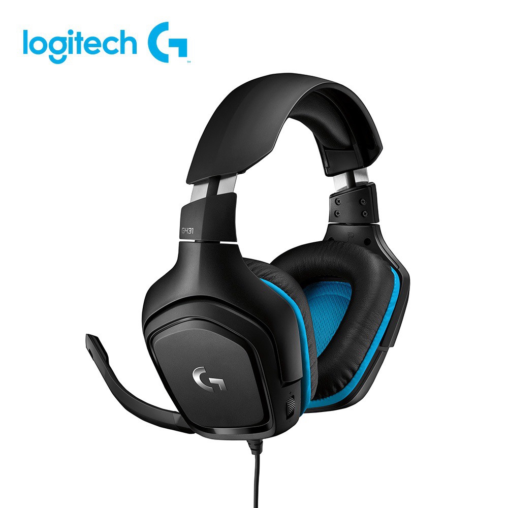 【Logitech】羅技 G431 7.1 聲道 環繞音效 電競耳機麥克風 [富廉網]