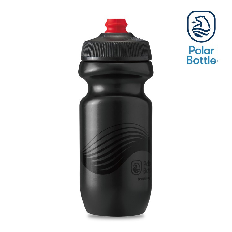 Polar Bottle 20oz 單層噴射水壺 WAVE 黑 / 單車水壺 自行車水壺