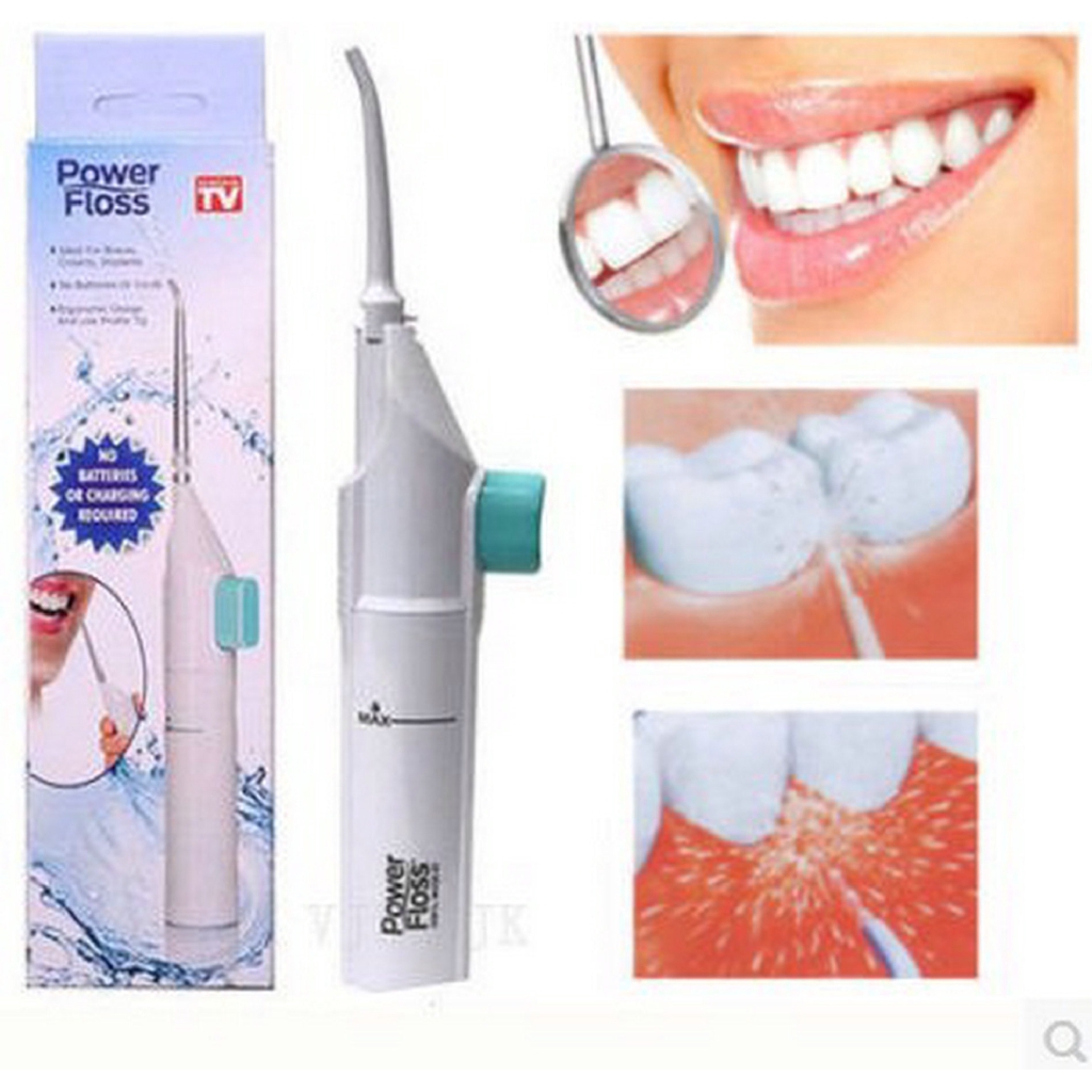 團購批發 Power Floss 攜帶型沖牙器 洗牙機 牙齒矯正 假牙植牙套清潔衛生用品 攜帶式 免插電