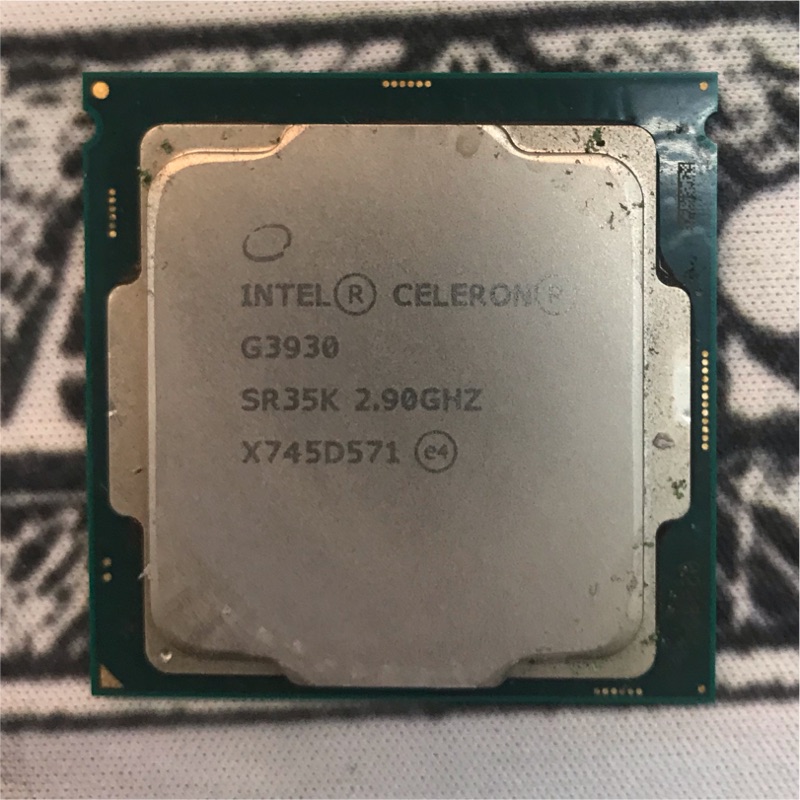 Intel g3930 cpu107年 2/11購買