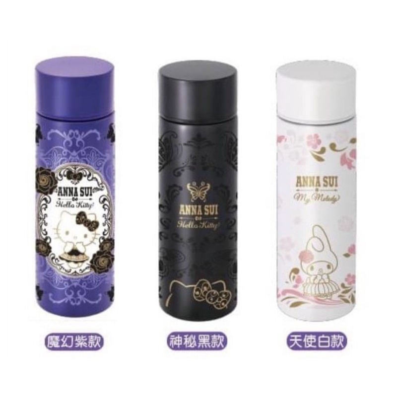 7-11時尚聯盟Anna Sui x Hello Kitty輕量保溫瓶(紫色款)