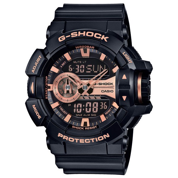 【無限精品 REMIX】G SHOCK GA-400GB-1A4 抗震運動雙顯錶