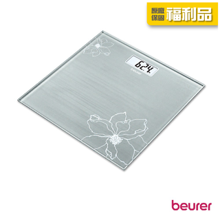 beurer 德國博依 典雅花卉玻璃體重計 GS 10 [福利品] [一年保固]