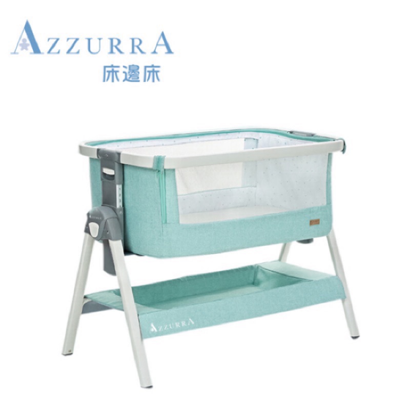 綠色 公司貨 義大利azzurra 床邊床 附原廠宮廷式蚊帳喔 蝦皮購物