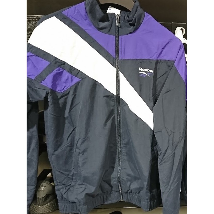 缺貨 2018 REEBOK LF VECTOR TRACKTOP 復古 尼龍 防風 運動 立領外套 DW9160 風衣