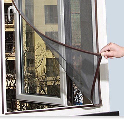 ▶可客製化 磁性紗窗 DIY隱形防蚊磁鐵紗窗網自粘型磁條防塵紗網 超耐用 適用多種窗型
