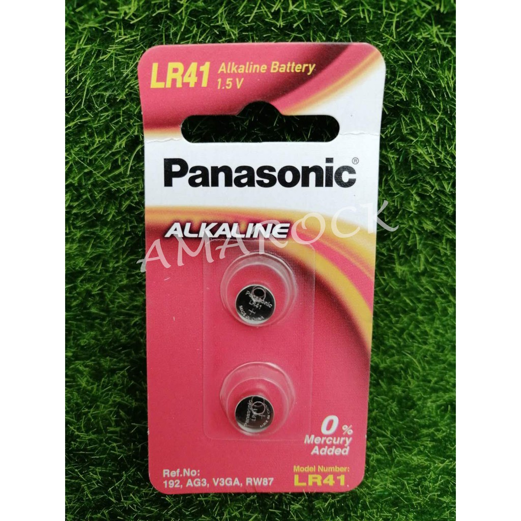 Panasonic國際牌 1.5V鈕扣型 鹼性電池  LR41  LR44   鈕扣電池1卡 5卡