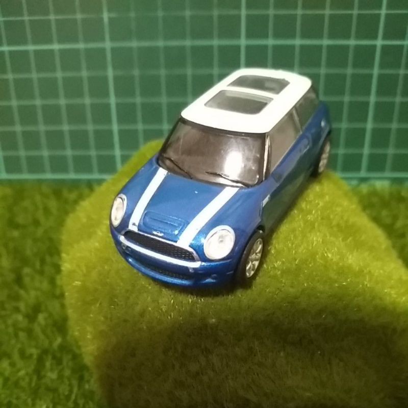 老玩具MINI Cooper S 1/60 約6公分BMW 小汽車