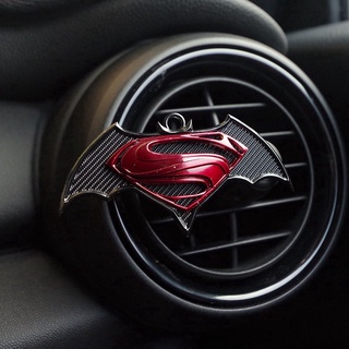 【現貨】超人VS 蝙蝠俠 ！ 汽車空調出風口插座香水夾