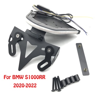 BMW 車牌架支架尾部整潔消除器註冊支架帶 LED 燈適用於寶馬 S1000RR S1000 S 1000 RR 202