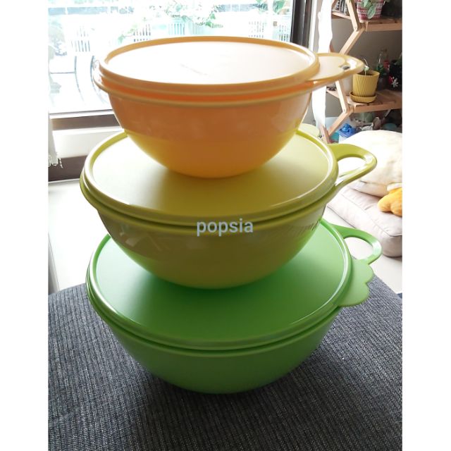 Tupperware Thatsa Bowl Set【Popsia特百惠經典攪拌碗(3)】促銷～現貨