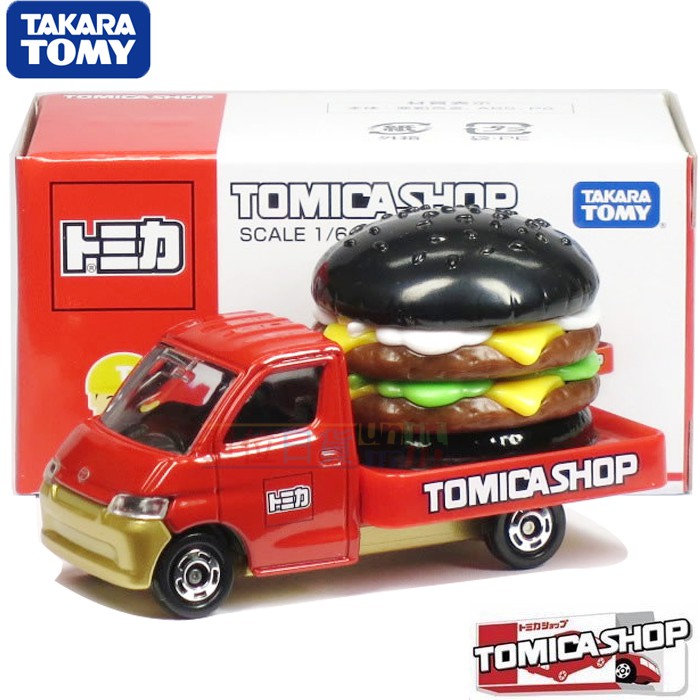 『 單位日貨 』日本正版 多美 TOMY TOMICA 專賣店 限定 漢堡車 黑色 合金 小車 收藏