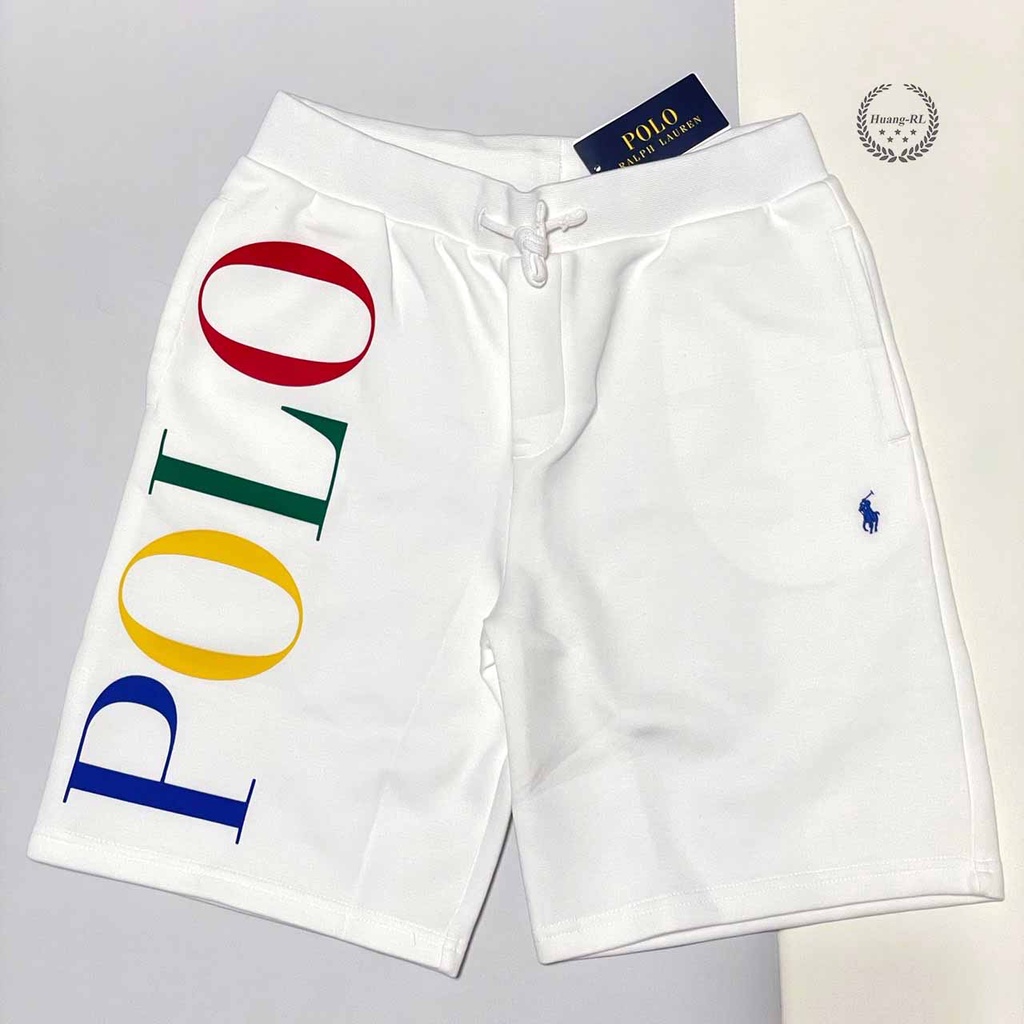 💯保證正品💯Ralph Lauren RL 短褲 POLO 青年版 白色 棉褲 小馬 大馬 3【Huang-RL】™